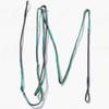 60"-70" Dacron Replacement Bowstring 16 Stand Bow String for Bow Up to 70 Lbs (Dark Green and Black, 66 inch) view 2