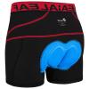 baleaf Men's 3D Padded Bike Shorts Cycling Underwear MTB Liner Road Biking Bicycle Clothes Red XL view 1