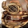sadaf nautical store Antique Brass DEEP SEA DIVER DIVING Helmet Scuba Divers Helmet Commercial Diving view 2