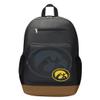 NORTHWEST NCAA Iowa Hawkeyes Unisex-Adult Playmaker Backpack, 18" x 5" x 13", Playmaker view 1