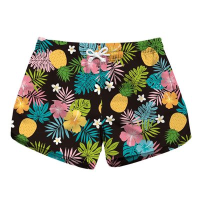 Honeystore Women's Casual Swim Trunks Quick Dry Print Boardshort Beach Shorts Lbp-6007 S