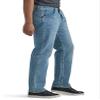 Wrangler Authentics Men's Classic 5-Pocket Relaxed Fit Flex Jean Bleached Denim Flex 40W x 34L view 2