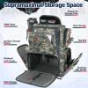 Piscifun Fishing Backpack with 2 Rod Holders & 4 Tackle Boxes, Large Tackle Storage Bag With Rain Cover for Fishing Gear, Digital Camouflage view 3