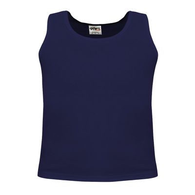 Men's Basic Sleeveless Tank Top Cotton Solid Muscle Workout Athletic T-Shirt Undershirt Activewear TT03 Navy 1X