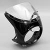 CoCocina 7Inch Motorcycle Headlight Handlebar Fairing Retro Cafe Racer Style Universal - Matte Black view 1