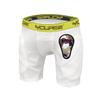 Youper Boys Youth Padded Sliding Shorts with Soft Protective Athletic Cup for Baseball, Football, Lacrosse (White, X-Small) view 1