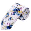 Geek-M Men's Tie Floral Fashion Neck Ties Causal Formal Occasion Wedding Business (White H1) view 1
