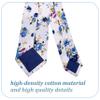 Geek-M Men's Tie Floral Fashion Neck Ties Causal Formal Occasion Wedding Business (White H1) view 2