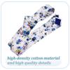 Geek-M Men's Tie Floral Fashion Neck Ties Causal Formal Occasion Wedding Business (White H1) view 3