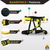 KwikSafety - Charlotte, NC - MANDRILL [1 PACK] Half Body Climbing Harness | FREE Tool Lanyard | Lightweight & Padded Adjustable Waist Belt view 2