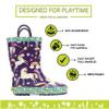 Western Chief Kids Girls' Waterproof Printed Rain Boot with Easy Pull on Handles, UNICORN dreams, 12 M US Little Kid view 2