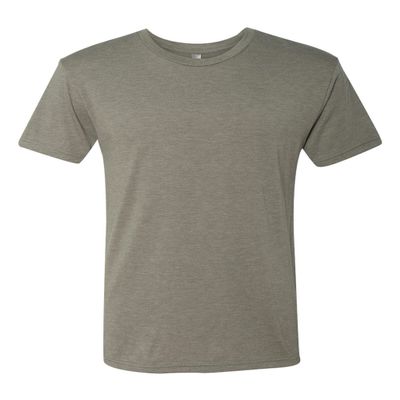 Next Level 6010 Men's Tri-Blend Crew Tee-Venetian Gray, 3X-Large