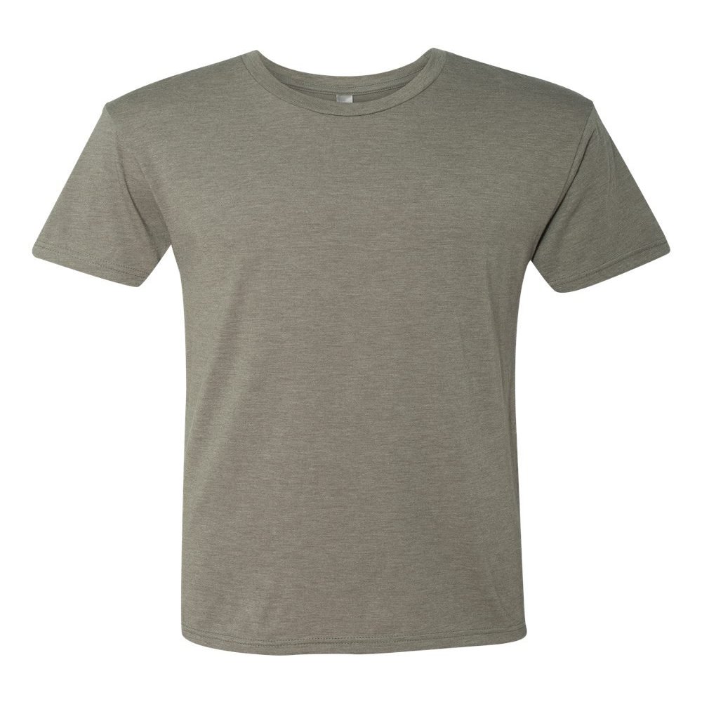 Next Level 6010 Men's Tri-Blend Crew Tee-Venetian Gray, 3X-Large