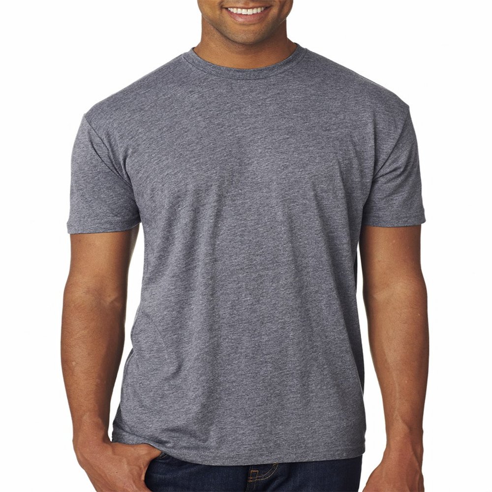 Next Level 6010 Tri-Blend Tee - Premium Heather + Military Green (2 Pack), X-Large