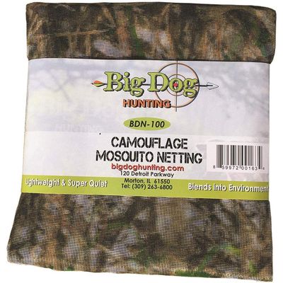 Big Dog Hunting Camo Netting, One Size