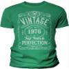 50th Birthday Gift Shirt for Men - Vintage 1976 Top Notch Perfection - Kelly-4X view 1