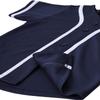 Hat and Beyond Kids Baseball Jersey Button Down T Shirts Hipster Plain Hip Hop Uniforms (08T, 5pu01_Nav.WHI) view 3