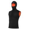 BARE 5/3MM Women's Ultrawarmth Hooded Vest: Wear Inside or Outside Your Wetsuit - Black, 08 view 1