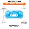 Double Braces Strapless Mouth Guard, Fangs, Adult view 3