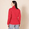 Amazon Essentials Women's Lightweight Long-Sleeve Water-Resistant Packable Puffer Jacket (Available in Plus Size), Bright Poppy Red, XX-Large view 3