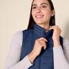 Amazon Essentials Women's Lightweight Water-Resistant Packable Puffer Vest, Navy, X-Small view 4
