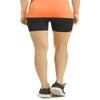 MOPAS Women's Ribbed Waistband Thigh Length Spandex Shorts (Pack of 2) (CHAR) view 4
