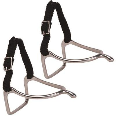 Jacks 102-L Ladies Ergonomic Stainless Steel Spurs with Knob End