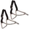Jacks 102-L Ladies Ergonomic Stainless Steel Spurs with Knob End view 1
