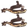 Jacks 11062 Brown Steel Spurs view 1