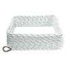 Extreme Max 3006.2505 BoatTector Double Braid Nylon Anchor Line with Thimble - 3/8" x 250', White with Blue Tracer view 1