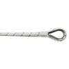 Extreme Max 3006.2505 BoatTector Double Braid Nylon Anchor Line with Thimble - 3/8" x 250', White with Blue Tracer view 4
