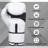 Athllete Boxing Gloves Men & Women, Training & Sparring, 14 oz, Black/White view 2