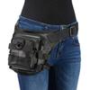 Milwaukee Leather MP8840 Black Leather Conceal and Carry Tactical Thigh Bag with Waist Belt - One Size view 1