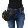 Milwaukee Leather MP8840 Black Leather Conceal and Carry Tactical Thigh Bag with Waist Belt - One Size view 2