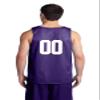 Custom Basketball Reversible Jersey Both Sides - Numbers Only On Back of Both Sides (Youth Small (8), Purple) view 1