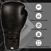 Athllete Men & Women Boxing Gloves 14 oz, Training & Kickboxing, Black/Black view 2