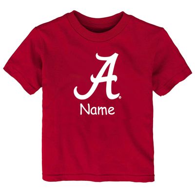 Future Tailgater Alabama Crimson Tide Personalized Color Baby/Toddler T-Shirt (18 Months)
