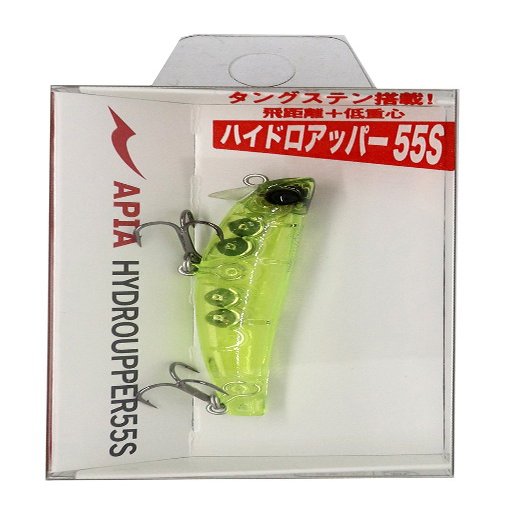 Apia Lures Hydro Upper 55S #04 Clear Chart Glitter 55mm 5.5g
