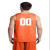 Custom Basketball Reversible Jersey Both Sides - Numbers Only On Back of Both Sides (XX-Large, Orange) view 1