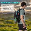 Your Choice Quick Dry Towel - Super Absorbent Microfiber for Gym, Travel, Camping | Ultra Compact & Lightweight(XXL/Green) view 4