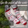 BambooMN Women's Double Layer Thick Super Soft Cozy Warm Fuzzy Comfy Home Indoor Outdoor Cabin Sock, Style 55 view 4