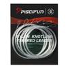 Piscifun Fly Fishing Leader with Pre-Tied Loop, Tapered Fly Line Leader, Nylon, Clear, 7.5ft, 6 Pack, 5X view 1
