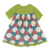 KicKee Pants Little Girls Print Classic Short Sleeve Swing Dress, Tropical Flowers, 18-24 Months view 1