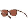 Costa Del Mar Womens May Round Sunglasses, Tiger Cowrie/Green Mirrored Polarized-580G, 57 mm view 2