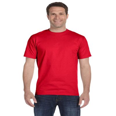 Hanes Adult 5.2 oz. ComfortSoft Cotton T-Shirt XL ATHLETIC RED