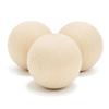 Hockey Revolution Swedish Stickhandling Balls 3-Pack - Hardwood No-Bounce Floorball Training Equipment - for Floor Dribbling Skills, Dekes & Ball Handling Drills - 2-Inch Diameter view 1