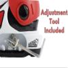 Roces Adjustable Youth Ski Boot - Size 22.5-25.5 - White/Red/Black view 4