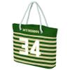 FOCO Milwaukee Bucks Antetokounmpo G. #34 Nautical Stripe Tote Bag view 1