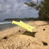 Neso Portable Beach Tent Sun Shelter with Sand Anchor - Lightweight Beach Shade Canopy - Easy Setup for Family Outings - Patented Reinforced Corners - UPF 50+ Sun Protection - 7 x 7ft - Lemon view 2