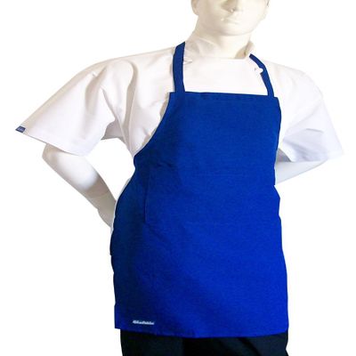 CHEFSKIN Royal Blue Chef Apron and Hat Set New Ultralight Fabric, Adjustable Soft (Toddler (12-36 Months))